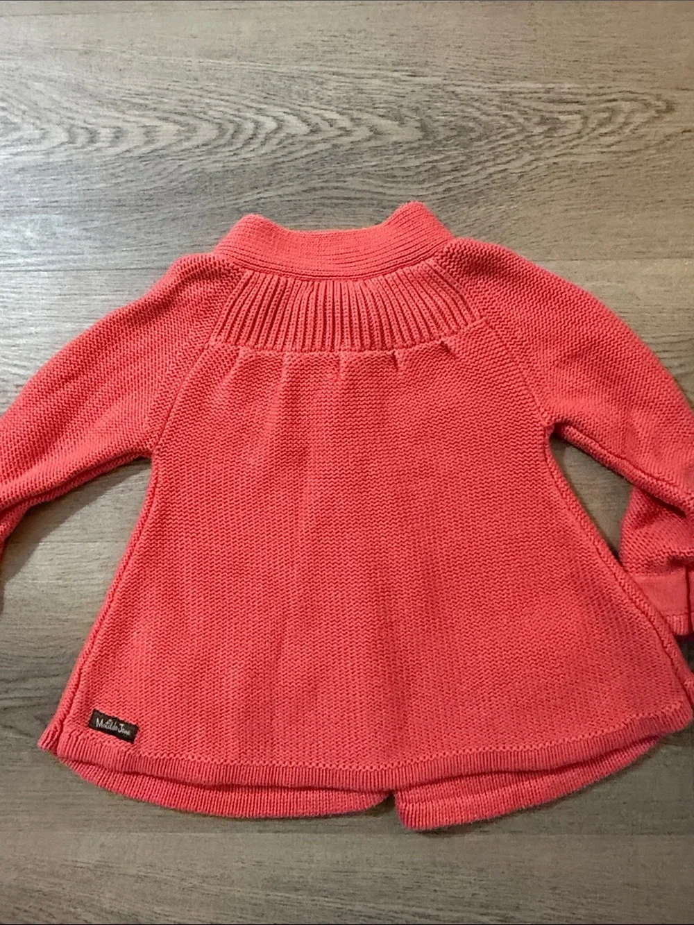 Matilda Jane Girls' Coral Knit Button-Up Coatigan